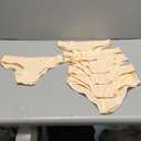 Cotton Underwear for Women Sexy Low Rise Ribbed Breathable Soft Hipster Full Coverage Briefs Cheeky (3X-Large, Multicolor)