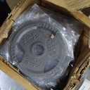 Fitvids Standard Cast Iron 1-Inch Weight Plates for Strength Training & Weightlifting, 35LB/70LB/120LB (Gray)