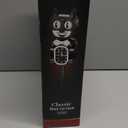 JAKI Black Cat Swing Clock Building Blocks Set,Cat Clock with Moving Eyes and Tail, Battery Operated Wall Clock,Home Decoration and Collectible for Adults & Kids 12+