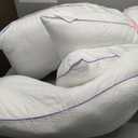 JOLLYVOGUE Pillows King Size Set of 4, Washable Supportive Bed Pillows with Super Soft Down Alternative Fill, Luxury Fluffy Hotel Quality for Side, Back, and Stomach Sleepers