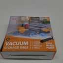 12 Pack Vacuum Storage Bags (3 Jumbo, 3 Large, 3 Medium, 3 Small),Plastic Packaging Bags,Space Saver Sealer Compression Bags with Travel Hand Pump for Blankets, Comforters, Pillows, Clothes Storage