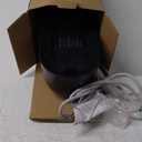 Space Heater for Indoor Use, 1500W Electric Heaters with 100 Oscillation, 1-12H Timer, Remote, Tower Heater Quick 2s PTC Ceramic Heating, Safety Heater for Office, Bedroom, Large Room (Black)