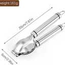 Chestnut Cutter, 304 Stainless Steel Chestnut Peeler Tool, Portable Multifunctional Metal Nut Cracker Nutcracker, Walnut and Chestnut Opener for Chestnuts, Pecans, Walnuts and Nuts