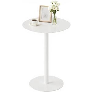 H HOMEWINS Round Side Table,Corner Drink Coffee End Table, 23.6"L x 15.75"W