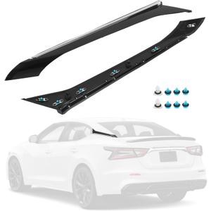 C-Pillar Windshield Outer Trim Set (Left & Right) Rear Quarter Panel Replacement for Nissan Maxima 2016 2017 2018 2019 2020 2021 Rear Passenger & Driver Side 78873-9DJ1A 78872-9DJ1A