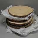 Large Wood Slices for Centerpieces  Wood Centerpieces for Tables, Rustic Wedding Centerpiece, Natural Wood Slabs, Thin Slices, 11-13 inches (10 Pack)