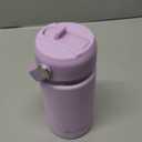 Fimibuke Kids Insulated Water Bottle, 14oz BPA FREE 18/8 Stainless Steel Travel Tumbler Double Wall Vacuum Leak Proof Kids Cup with Straw Metal Water Bottle for School Boys Girls(1 Pack, Lilac)