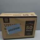 Zober Velvet Hangers 50 Pack - Ivory for Coats, Pants & Dress Clothes - Non Slip w/ 360 Degree Swivel, Holds up to 10 lbs - Strong Felt Hangers for Clothing