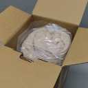 EMME Cotton Throw Blanket for Couch Soft Muslin Blankets 50"x60" Lightweight Breathable Blanket Light Tan All Season Gauze Blanket