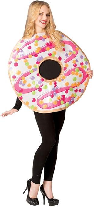 EraSpooky Adult Delicious Donut Costume Funny Doughnut Outfits for Men Women, One size