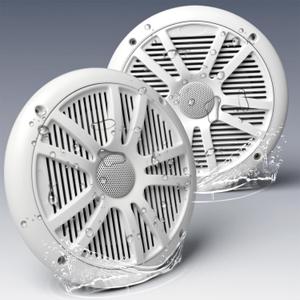 800W 6.5 Inch Marine Speakers - 2 Way Waterproof UV Weather Resistant Outdoor Stereo Sound System, High-Fidelity Audio, White for Boats, RVs, Cars, Golf Carts, Hot Tubs, Indoor/Outdoor DIY Use