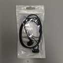 Wired in-Ear Earbud Headphones with Mic 2 Pack, 3.5mm Jack, Black & White