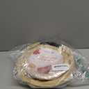 WB31M19 and WB31M20 GE Drip Pans for Electric Stove, 10% Energy Save by Enamel Spraying Prevent Bending and Rust -Includes a Set of 4 Black Stove Drip Pans(2 * 6+2 * 8)