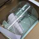 Pacify Automatic Bird Bath for Cage, Hanging Bird Shower with Pump, Circulating Water Indoor Parakeet Bathtub Bird Cage Accessory for Parrot, Parakeet, Cockatiel, Budgie, Conure, Lovebird