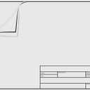 Geyee 10 Sheets Architectural Vellum Paper Translucent White Vellum Sheets Drafting Paper Rag with Border and Title Block(18 x 24 Inches)