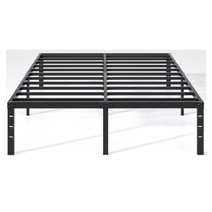 Metal Bed Frame,Queen Size Bed Frame with Storage Space,Heavy Duty Sturdy Mattress Foundation,Easy Assembly,No Box Spring Needed, Black,14 Inch,Queen Metal Bed Frame,Queen Size Bed Frame with Storage Space,Heavy Duty Sturdy Mattress Foundation,Easy Assembly,No Box Spring Needed, Black,14 Inch,Queen