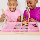 Melissa & Doug Abby and Emma Magnetic Wooden Dress-Up Dolls Play Set (55+ Pieces), Magnetic Dolls, Pretend Play & Preschool Toys for Kids 3+