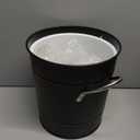 YOUEON 4L Ice Bucket with Scoop and Lid, Double Walled Insulated Wine Bucket Chiller with Carry Handles, Beverage Tub for Cocktail Party, Camping, BBQ, Indoor & Outdoor Use, Black