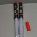 2-in-1 Light Up Swords Dual Saber(3 Color Changing Led), Fx Sound (Motion Sensitive) and Telescopic Handle for Galaxy War Fighter Warriors, Halloween Party Kid Gift, Christmas Birthday Present