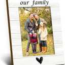 Families Photo Frame 4x6, Family Gifts for Mom Dad Mothers Fathers Day Wooden Picture Frame, Housewarming families reunion Gifts for New Home, Our Family Decorative Frames for Table Desk Decor