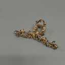 CAKURE Gold Claw Clip Rhinestone Hair Clips Large Fancy Hair Claw Clip Hair Accessories for Women (Pack of 2) (b-gold)