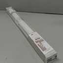ChrisDowa Cordless 100% Blackout Roller Shade, with Striped Jacquard, Thermal Insulated, UV Protection Fabric, Total Blackout Blinds for Window, French Doors, Home and Office. White, 25" W x 72" H