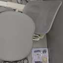 Ergonomic Kids Desk Chair with Footrest & Height-Adjustable Seat, Multifunctional for Study, Work & Dining  Comfy Cushion & Smooth Wheels for Boys & Girls (Grey)