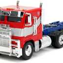 Jada Toys Transformers T7 Optimus Prime Truck 1:32, Red
