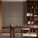 UMIACOUSTICS 6 Pcs 47.2 x 23.6 Inches Acoustic Panel, Decorative Sound Absorbing Wall Panel for Office,Home Theater,Studio,Natural-Walnut