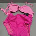 Blooming Jelly Womens One Piece Swimsuit Tummy Control Bathing Suit Sexy Flattering Cheeky High Cut Out Cute Ladies Swimwear,S