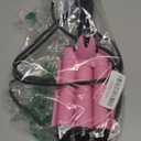 3 Triple Barrel Ceramic Tourmaline Curling Iron Wand with LCD Temperature Display - 1 Inch Crimping Waver, Dual Voltage (Pink)