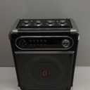 JYX Karaoke Machine, 2 Wireless Microphones, Portable Bluetooth 5.3 PA Speaker with Disco Lights, Smart TV Compatible, Upgraded Subwoofer, Bass Boost & Echo, TF/USB/AUX/FM, Home & Outdoor Party (Wood)