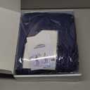 Sunflower Queen Fitted Sheet, 1-Piece Extra Deep Pocket Fitted Bottom Sheet 22", 100% Cotton Sateen Soft Breathable, Blue Indigo