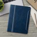 Antbox Case for iPad 9th Generation/iPad 8th Generation with Pencil Holder Vegan Leather Smart Cover for iPad 10.2'' 9th/8th/7th Gen (NavyBlue)