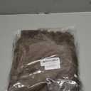 decorUhome Throw Pillow Covers 18x18 Inch Set of 2, Soft Plush Faux Wool Brown Solid Couch Pillow Covers, Accent Farmhouse Neutral Square Pillow Cases for Sofa Bed Living Room