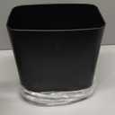 Cesun 3.4 Gallon Bathroom Trash Can, Small Office Garbage Can, Slim Metal Waste Basket for Bedroom, Dorm, Toilet, Near Desk, Under Sink, RV (Black)