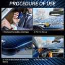 2pcs Anti-Freeze Electromagnetic Car Snow Removal Device,2026 Portable Solar Electromagnetic Snow Melter,Car Interference Antifreeze Instrument for Ice and Snow Scraping
