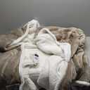 Goocoz Wearable Heated Blankets, Electric Snuggle Blanket with Foot Pockets, Sleeves, Hood, Waist Belt, 50"x70" Electric Heating Throw Blanket Wearable Heated Robe