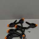 8 Pack 6 Inch Plastic Spring Clamps, Big Clips Heavy Duty, Large Spring Clamps for Woodworking, Backdrop Stand, Crafts, Photography, Banner, Balloon Arch Garland Clips, Strong Clamp with Soft Tips