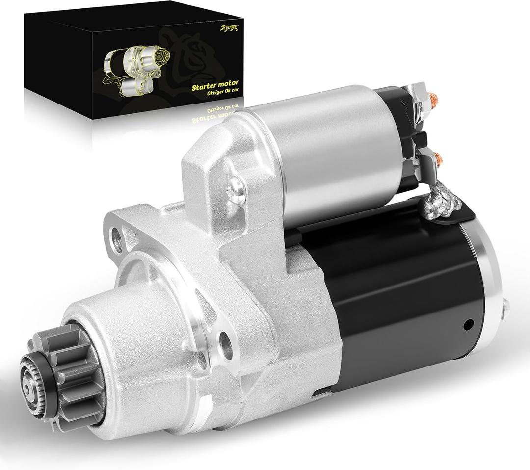 Oktiger Starter Motor for Nissan Altima 2007-2014, Maxima Murano 2009-2014, Pathfinder 2013-2018, Quest 2011-2015 for Infiniti JX35 2013, QX60 14-18, 3.5L 12V 1.7KW 13T CCW, OE# 410-48279,23300JA12A