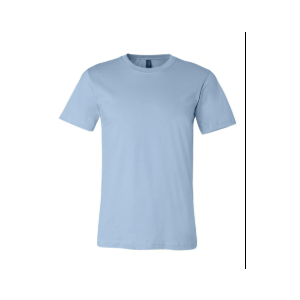 Unisex Light Blue Athletic Shirt Size S