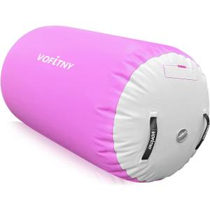 VOFiTNY Gymnastics Tumbling Equipment Air Barrel Inflatable Octagon Tumbler Roller Back-bend Trainer Cheerleading Without Pump