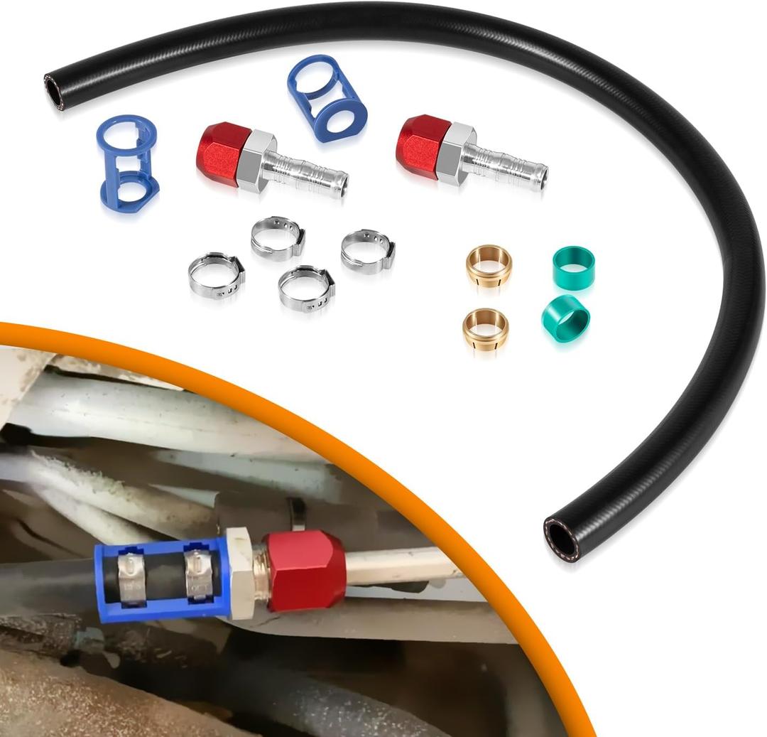 800-670 A/C Line Splice Kit for 5/8 Line With No.10 Hose 24 Inches, Air Conditioning Repair Splice Connector Kit, Universal Fit for 5/8" Line to Hose Repair