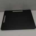 Joy&Grace Appliance Slider for Kitchen Appliances 360 Rolling Sliding Tray for Coffee Maker Countertop, Bamboo Coffee Pot Slider Rolling Tray with Universal Rollers (Black, Large 16"x13")