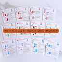 Winlyn 24 Sets Holiday Decorations DIY Christmas Tree Ornaments Winter Crafts Kits Foam Snowflake Penguin Snowman Foam Stickers for Kids Holiday Seasonal Gift Home Classroom Activities Party Favors