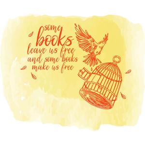 Family Leave Us Free Motivational Quote Wall Decal Decoration Make Us Free Books Quote Book Lovers Bookish Quotes Readers Lasts Years and Easily Removable - Size: 30 in(W) x 24 in(H)