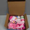 ULOVEME Kids Dentist Play Set Pink with Braces /Removable Teeth /Retainer - Doctor Kit for Toddlers 3-5 - Educational Toys for 4+ Year Old Girls - Pretend Play Toy for Ages 5-7 (Fushia)
