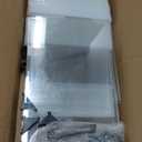 Vincidern 3pcs Acrylic Square Pedestal Stand for Party, Clear Lucite Display Pedestal for Flowers, Sculptures, Cake, Wedding, Events, Art Gallery, Party Decor 31.5*11.8''(L), 27.6*11.2''(M), 23.6*10.2''(S)