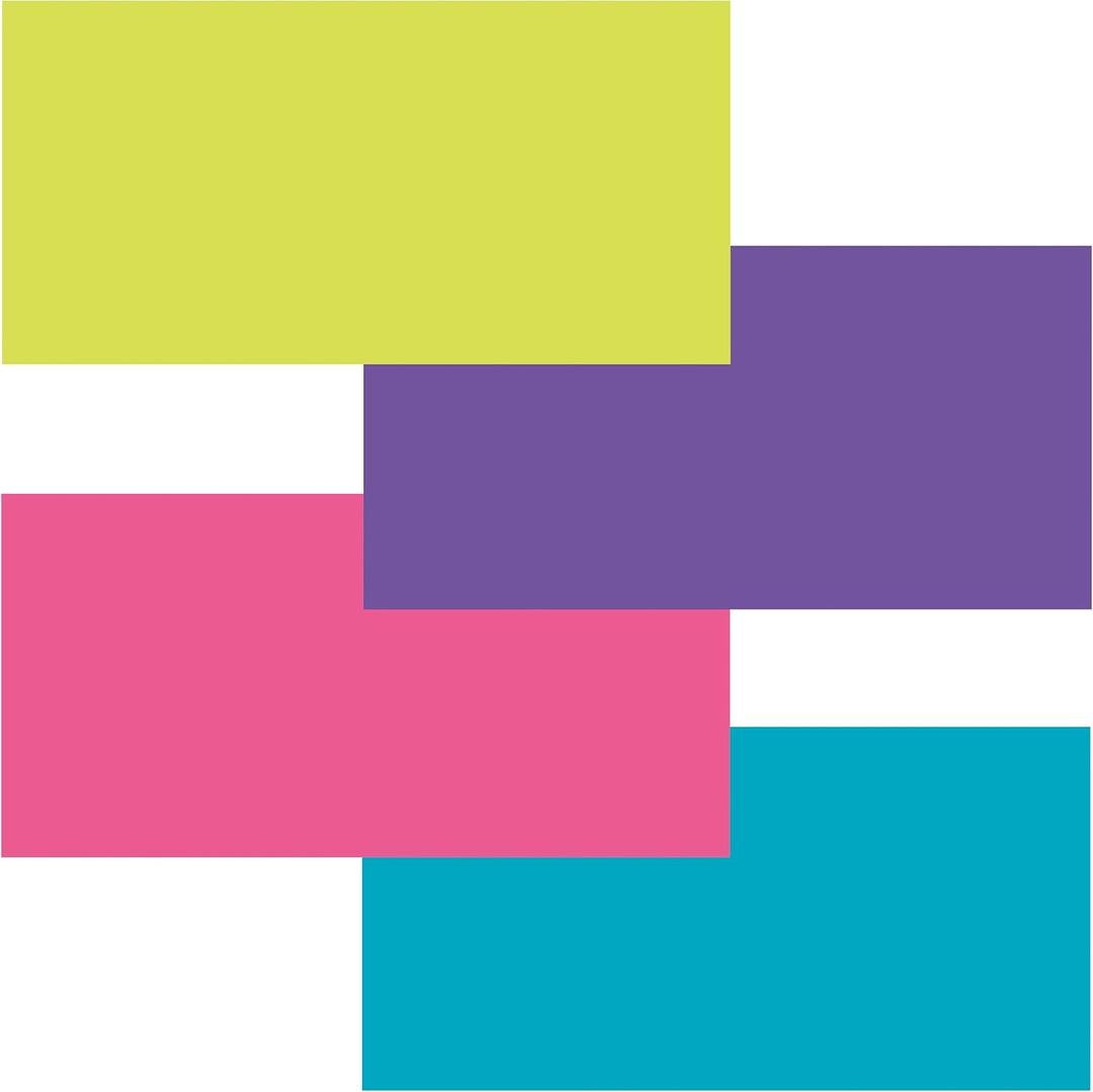 Fadeless Bulletin Board Paper, Fade-Resistant Paper for Classroom Decor, 48” x 12’, Bright Assortment, 4 Rolls