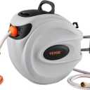 Retractable Hose Reel Water Hose Reel 84'x5/8" 180° Swivel Wall-Mounted